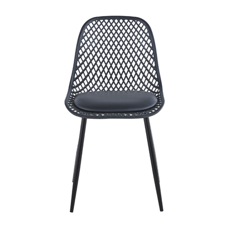Pack 4 Sillas Grillet Negras | Resistentes y Cómodas | Comedor/Living-7