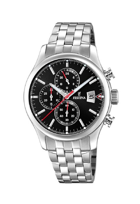 Reloj F20374/3 Festina Negro Hombre Timeless Chronograph-0