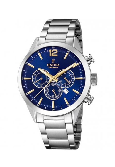 Reloj F20343/9 Festina Azul Hombre Timeless Chronograph-0