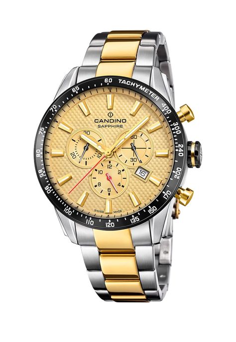 Reloj C4748/1 Candino Swiss Dorado Hombre Couple Classic-0