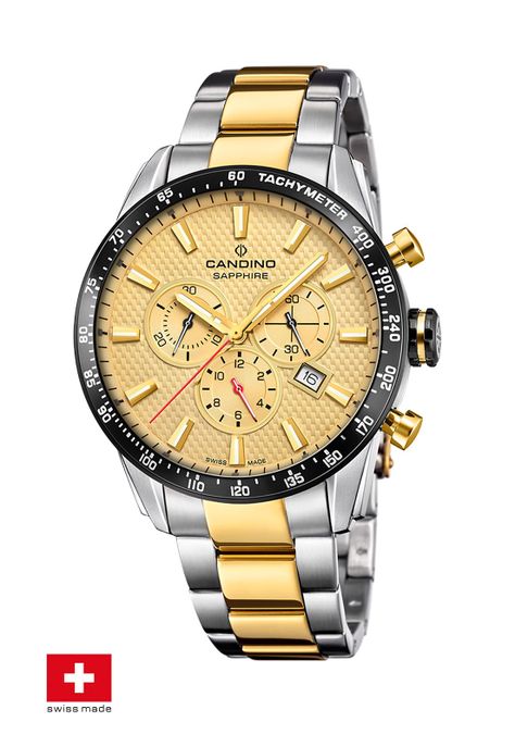 Reloj C4748/1 Candino Swiss Dorado Hombre Couple Classic-1