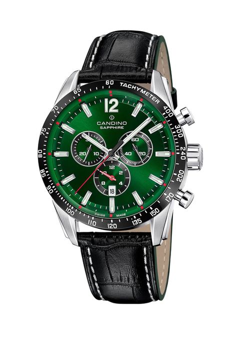 Reloj C4758/3 Candino Swiss Verde Hombre Couple Classic-0