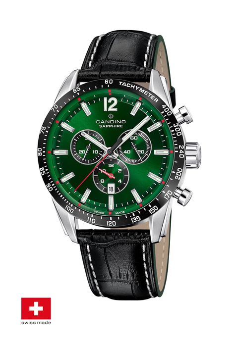 Reloj C4758/3 Candino Swiss Verde Hombre Couple Classic-1