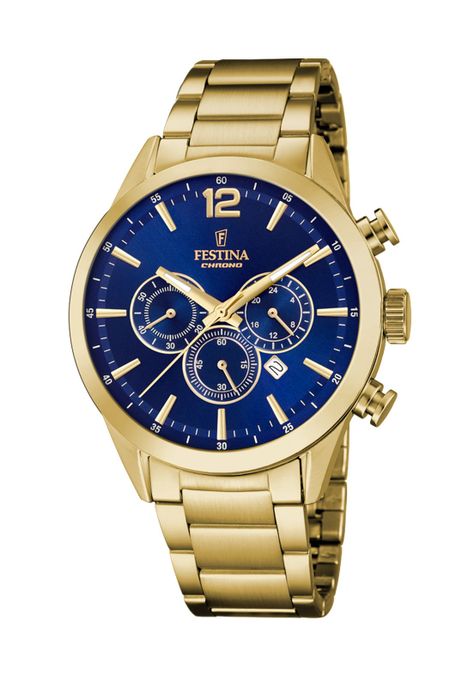 Reloj F20633/2 Festina Azul Hombre Timeless Chronograph-0