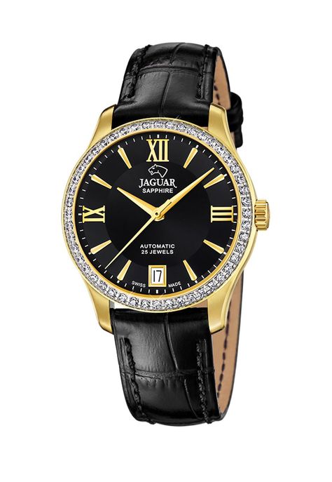Reloj J999/B Jaguar Swiss Negro Mujer Automático-0