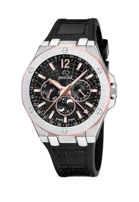 Reloj J1040/4 Jaguar Swiss Negro Hombre Diplomatic-0