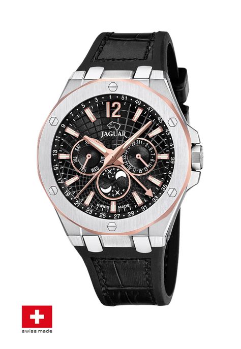 Reloj J1040/4 Jaguar Swiss Negro Hombre Diplomatic-1