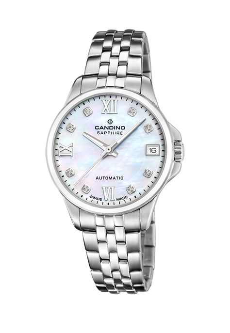 Reloj C4770/1 Candino Swiss Blanco Mujer Automático-0