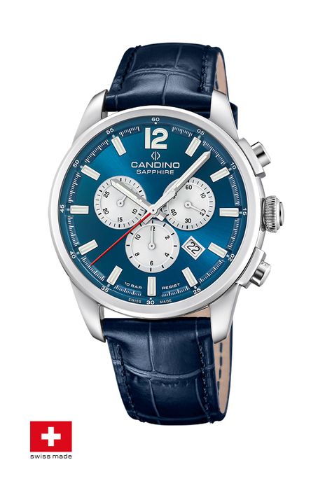 Reloj C4745/5 Candino Swiss Azul Hombre Couple Classic-1