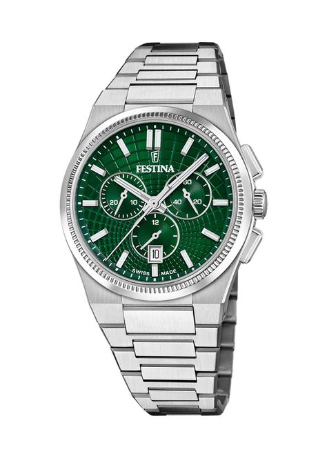 Reloj F20059/3 Festina Swiss Verde Hombre Rive Collection-0