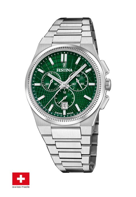 Reloj F20059/3 Festina Swiss Verde Hombre Rive Collection-1