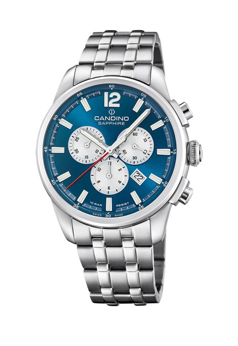 Reloj C4744/5 Candino Swiss Azul Hombre Couple Classic-0