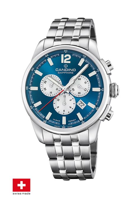 Reloj C4744/5 Candino Swiss Azul Hombre Couple Classic-1
