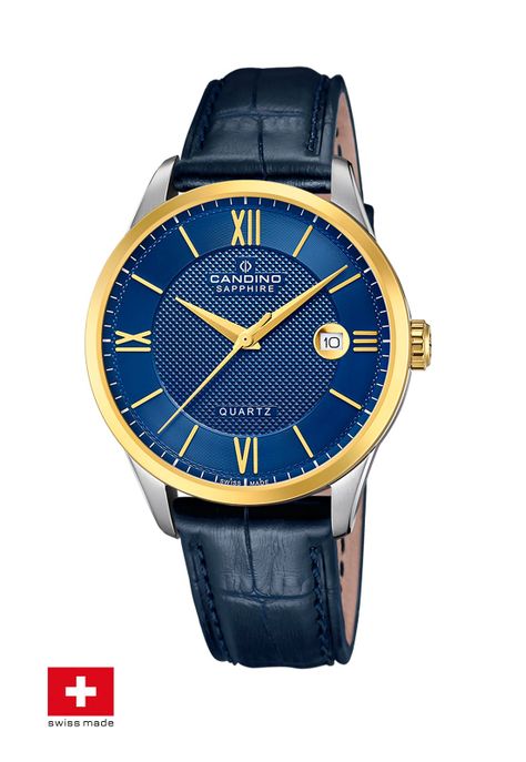 Reloj C4708/B Candino Swiss Azul Hombre Couples Classic-1