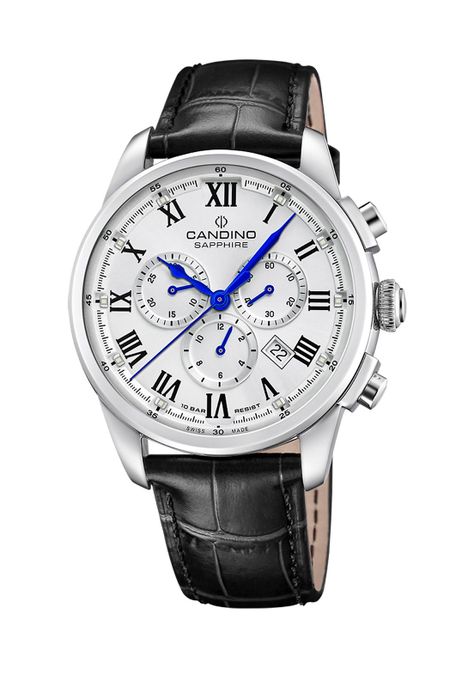 Reloj C4745/4 Candino Swiss Plateado Hombre Couple Classic-0