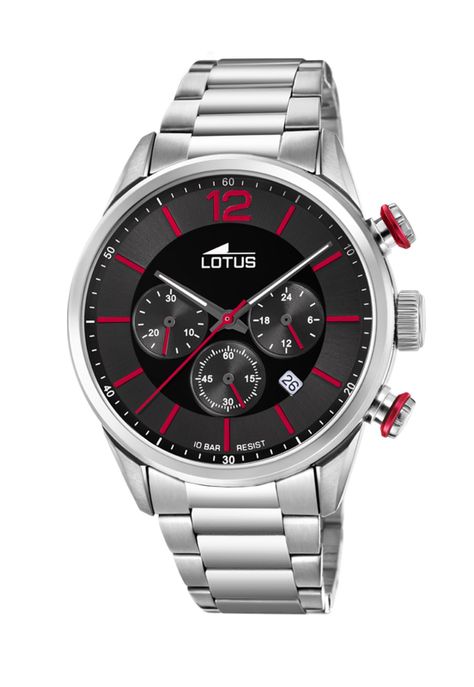Reloj 18688/6 Lotus Negro Hombre Chrono-0