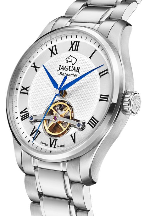 Reloj J965/2 Jaguar Plateado Hombre Automatico-3