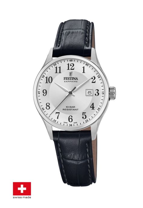 Reloj F20009/5 Festina Swiss Plateado Mujer Swiss Made-1