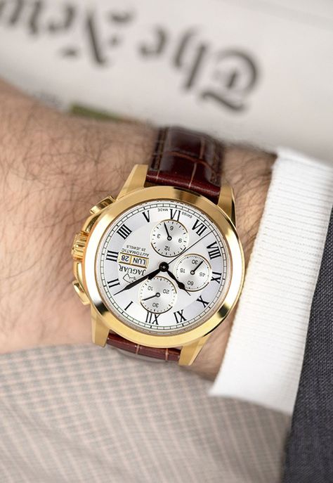 Reloj J976/1 Jaguar Blanco Hombre Automatico-2