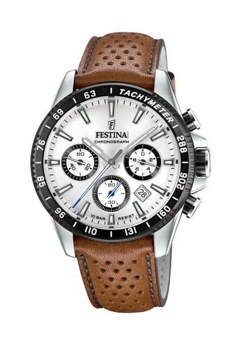 Reloj F20561/1 Festina Plateado Hombre Timeless Chronograph-0