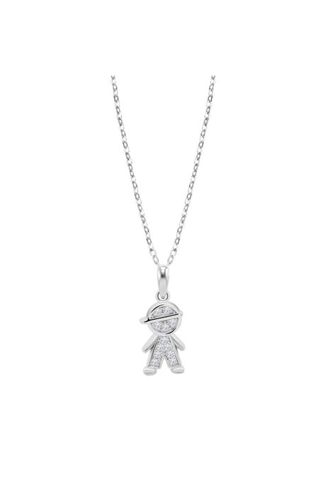 Collar LP3759-1/1 Lotus Silver Mujer Mothers Love-0