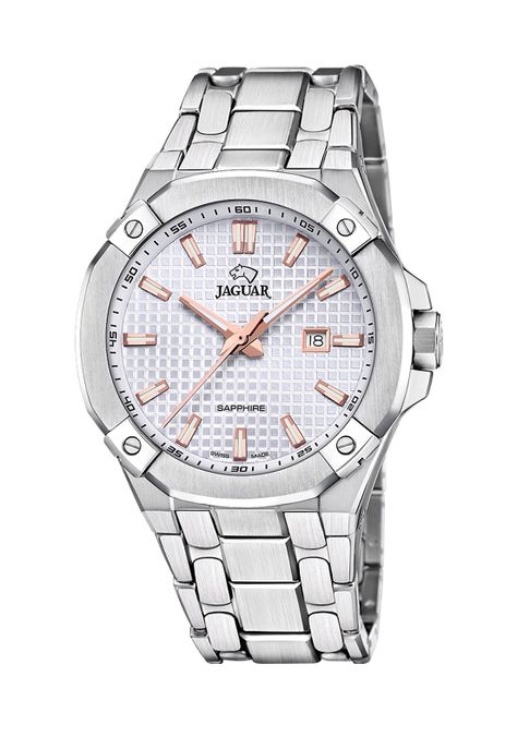 Reloj J1009/1 Jaguar Swiss Blanco Hombre Diplomatic-0