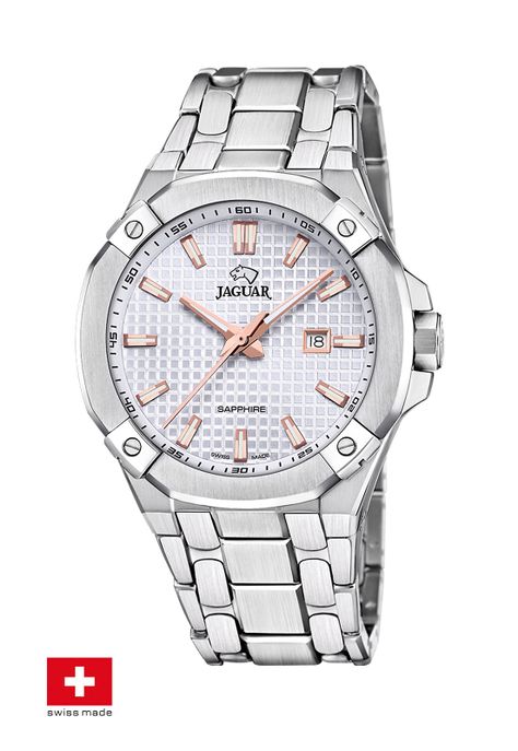 Reloj J1009/1 Jaguar Swiss Blanco Hombre Diplomatic-1