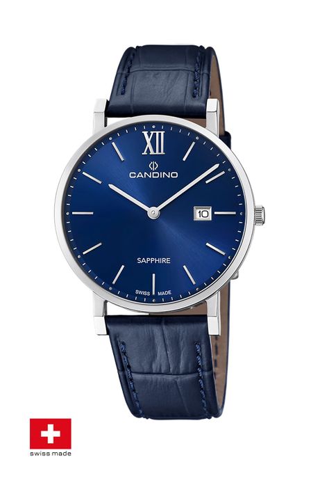 Reloj C4724/2 Candino Swiss Azul Hombre Couple Classic-1