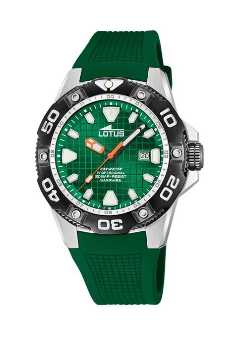 Reloj 18927/C Lotus Verde Hombre Diver-0
