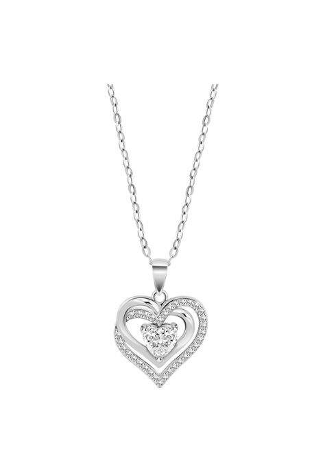 Collar LP3706-1/1 Lotus Silver Mujer Moments-0