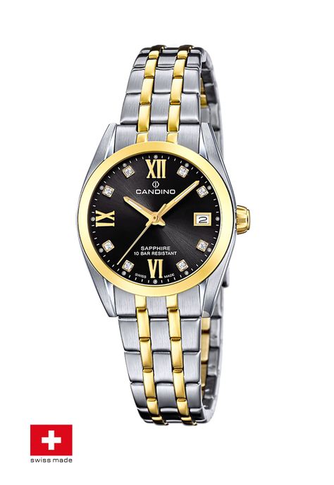 Reloj C4704/D Candino Swiss Negro Mujer Couples Classic-1