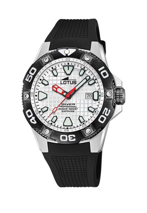 Reloj 18927/A Lotus Blanco Hombre Diver-0