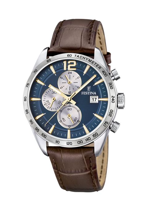 Reloj F16760/7 Festina Azul Hombre Timeless Chronograph-0