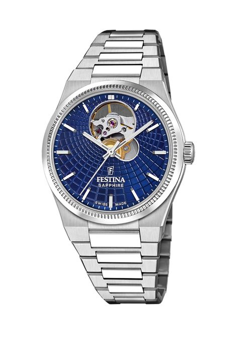 Reloj F20054/5 Festina Swiss Azul Mujer Automático-0