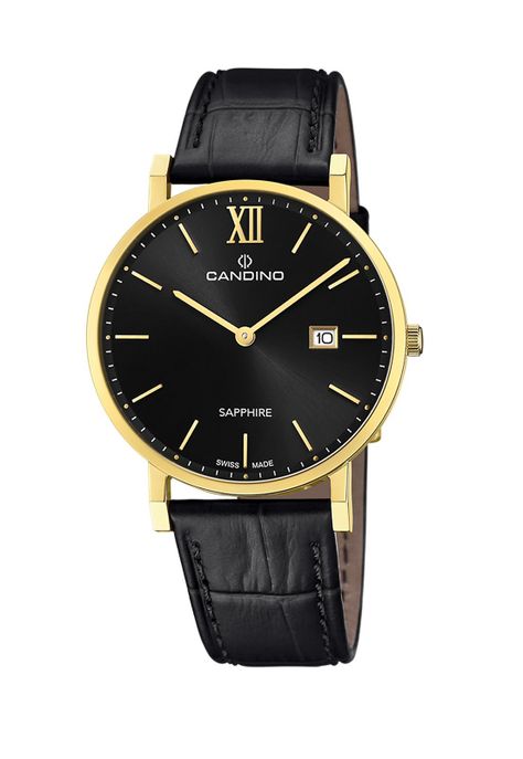Reloj C4726/3 Candino Swiss Negro Hombre Couples Classic-0