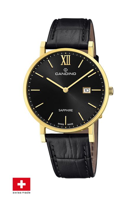 Reloj C4726/3 Candino Swiss Negro Hombre Couples Classic-1