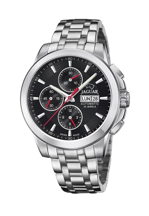 Reloj J978/4 Jaguar Negro Hombre Automatico-0