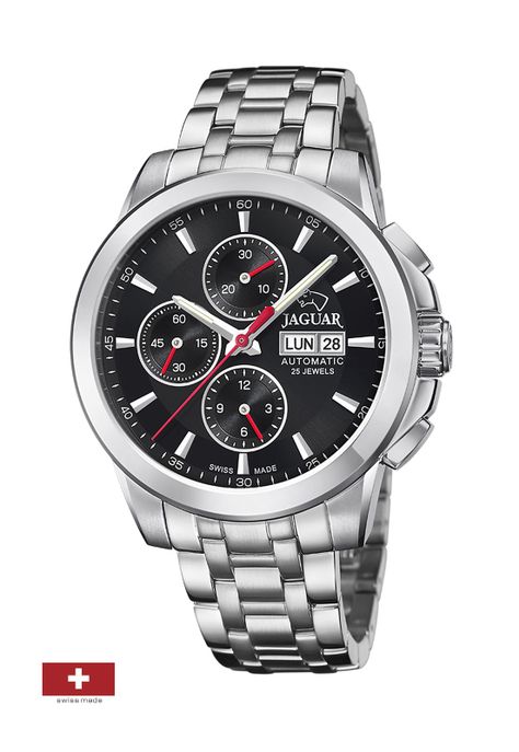 Reloj J978/4 Jaguar Negro Hombre Automatico-1