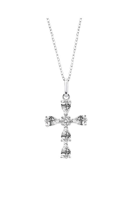 Collar LP3556-1/1 Lotus Silver Mujer Leros-0