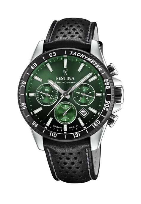 Reloj F20561/5 Festina Verde Hombre Timeless Chronograph-0