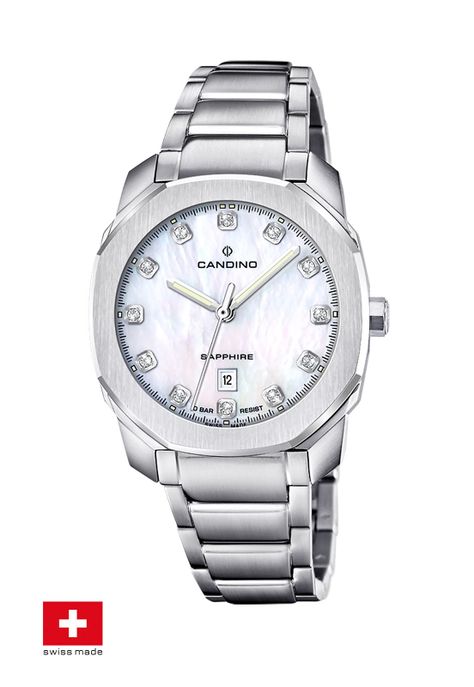 Reloj C4778/1 Candino Swiss Blanco Mujer-1