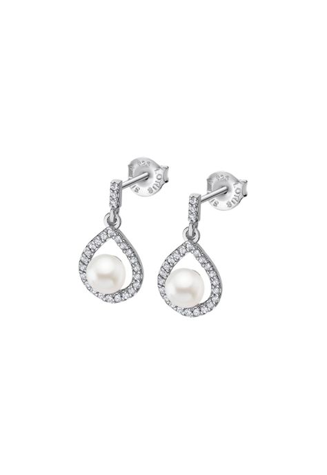 Aros LP3198-4/1 Lotus Silver Mujer Pearls-0