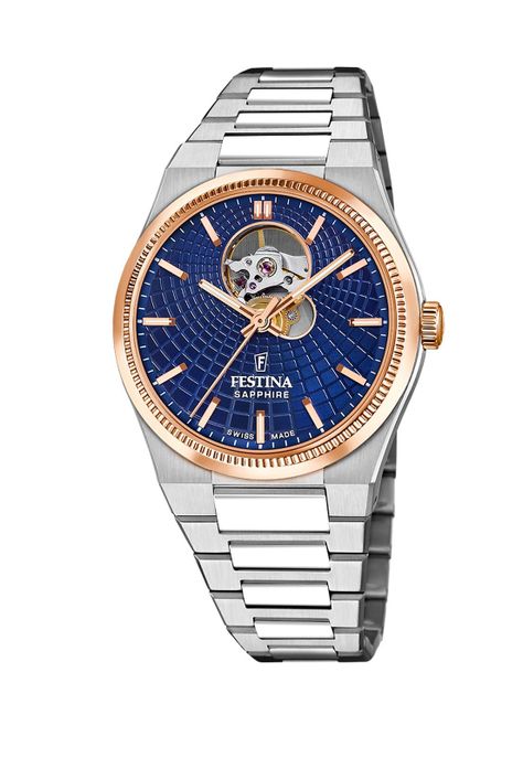 Reloj F20061/2 Festina Swiss Azul Hombre Automático-0