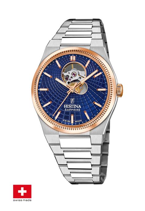 Reloj F20061/2 Festina Swiss Azul Hombre Automático-1