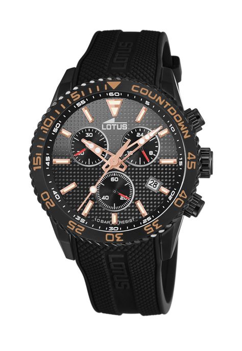 Reloj 18672/C Lotus Negro Hombre Lotus R-0