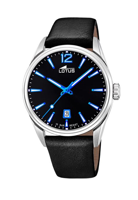 Reloj 18693/6 Lotus Negro Hombre Chrono-0