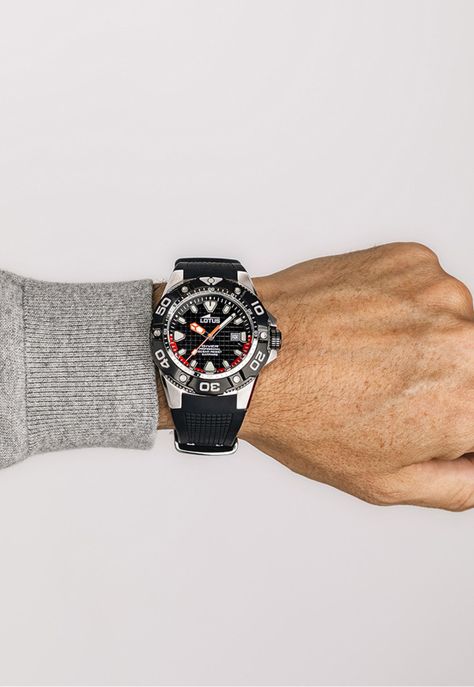 Reloj 18927/4 Lotus Negro Hombre Diver-2