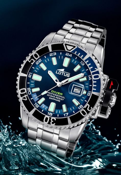Reloj 18938/3 Lotus Azul Hombre Diver-3