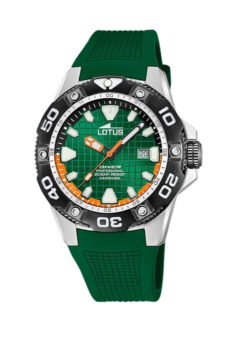 Reloj 18927/3 Lotus Verde Hombre Diver-0