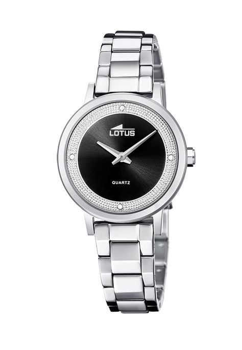 Reloj 18892/6 Lotus Negro Mujer Trendy-0